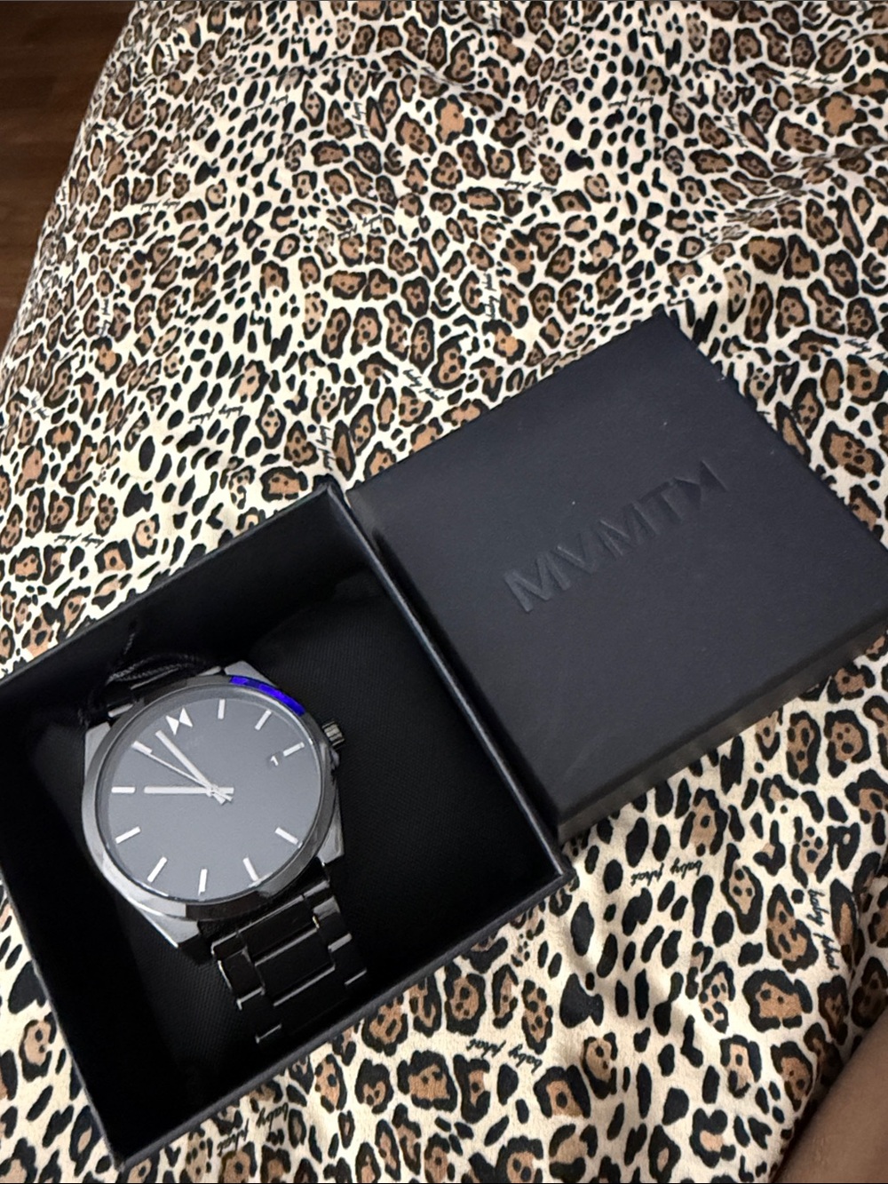MVMT Black Stainless Steel Men's Watch with Matte Dial